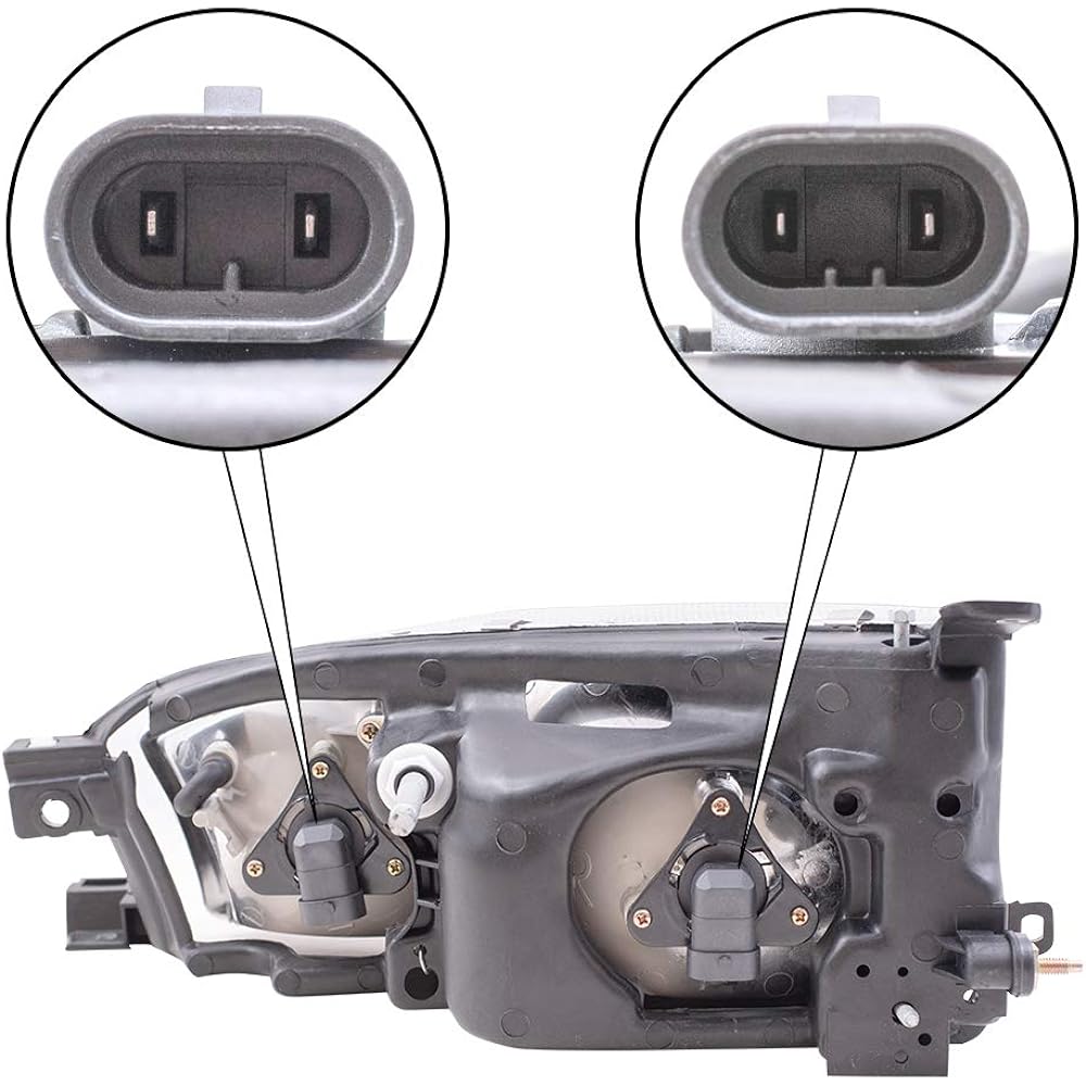 Headlight headlit headlamp replacement for driver's seat and passenger seat Toyota 81150-06011 81110-06011 Autoandart