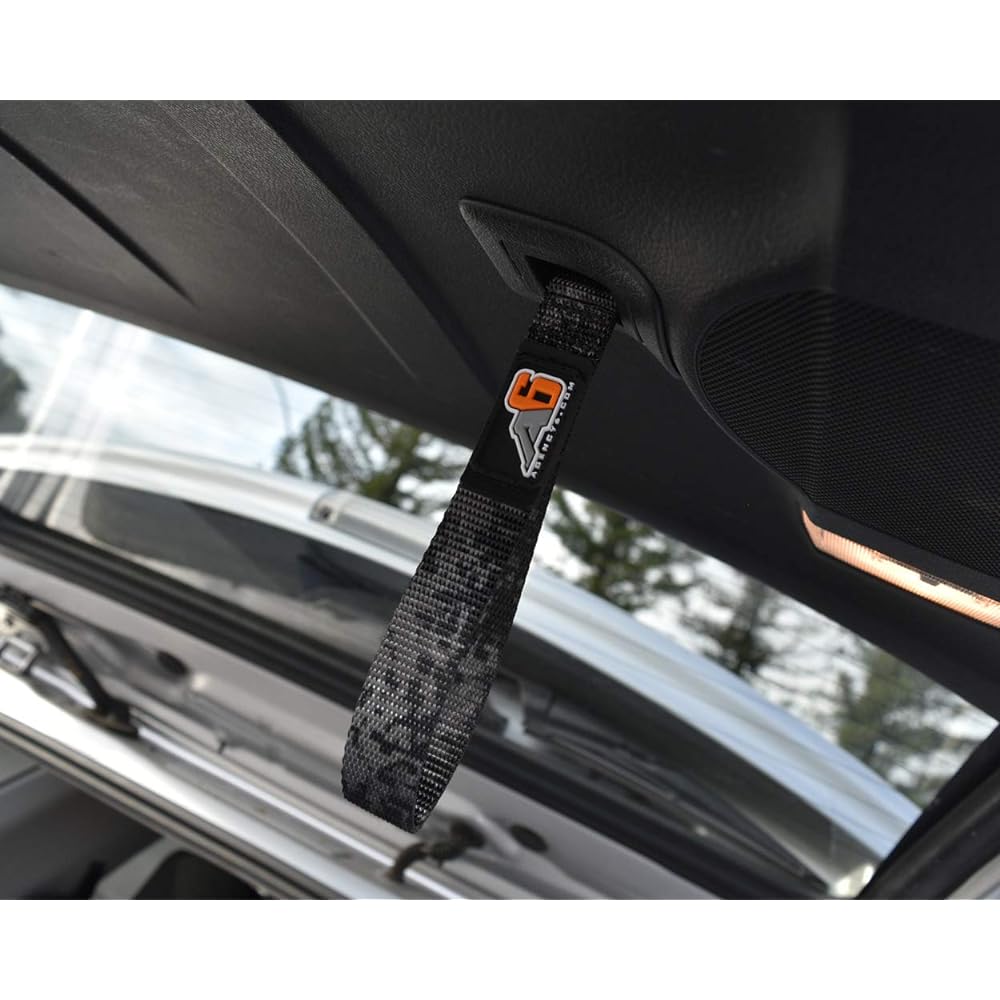 AGENCY 6 Lift Gate Hatch Puru Assist Strap Toyota 4 Runner 5th generation Digital Gray pattern