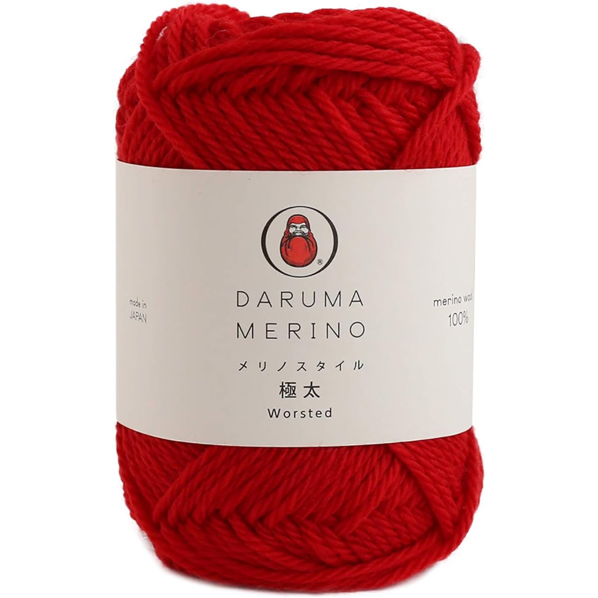 DARUMA Merino Style Extra Thick Wool Thick Col.316 Red Series 40g Approx. 65m 10 Ball Set 01-6140