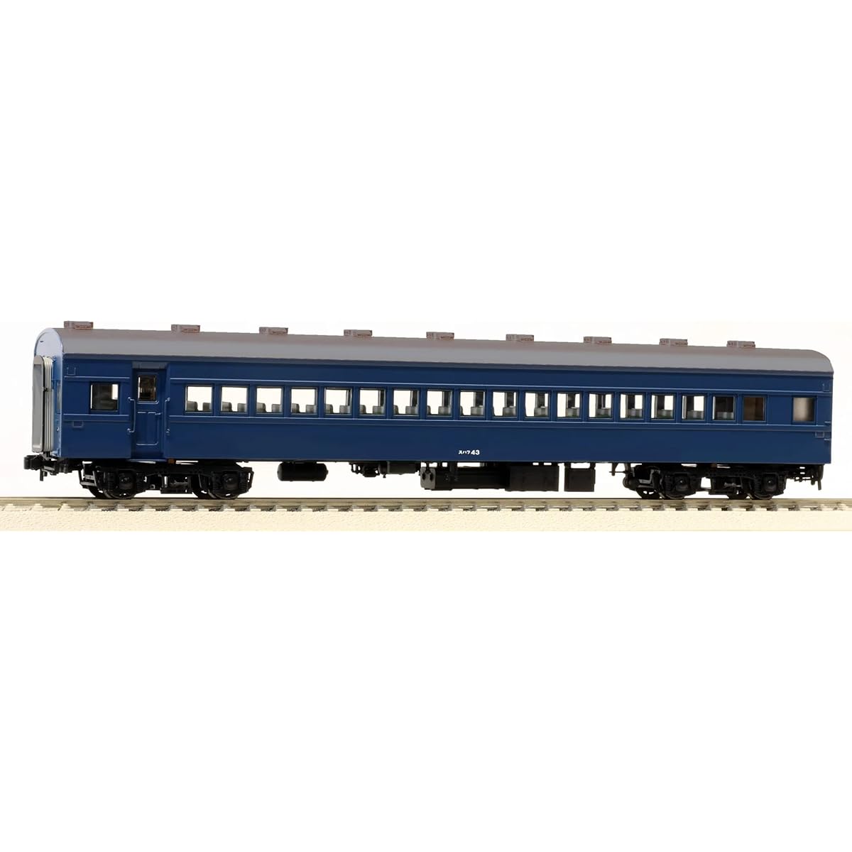 Tenshodo HO Gauge Suhafu Type 43 Blue No. 15 (Simple Modernized Modified Car) 57066 Railway Model Passenger Car