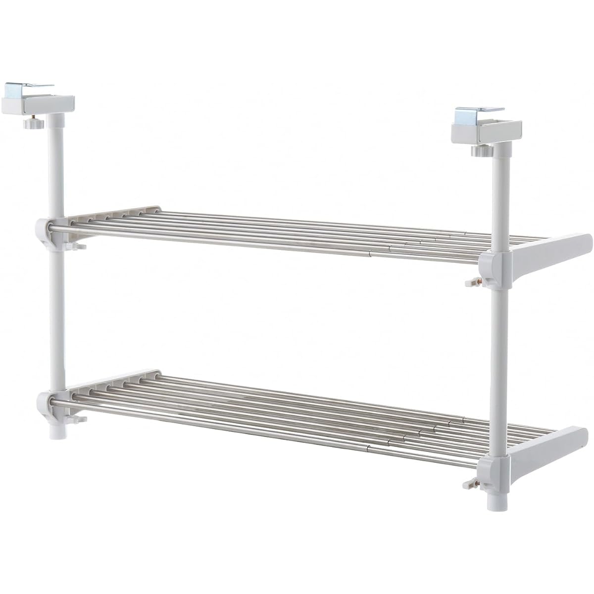 HEIAN SHINDO Hanging Rack for Hanging Cabinet, 2 Shelves, Stainless Steel, Installation Width 59~90cm, Load Capacity 6kg TK-2 Heian Shindo Kogyo