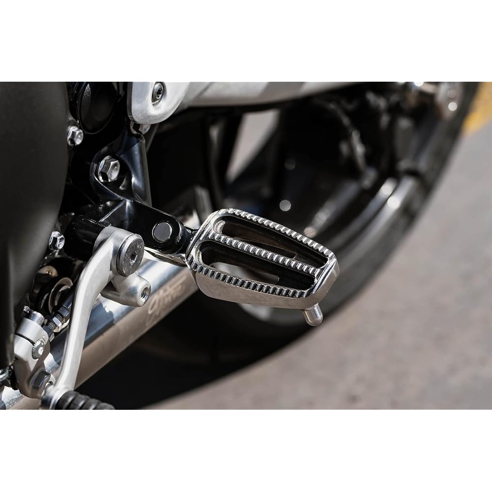 Motone Footrest Street Twin Street Scrambler T100 T120 Front and Rear Polish MMU522