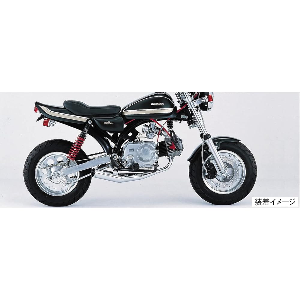 Kitaco (KITACO) Down Muffler Short Type Monkey/Gorilla Steel chrome plating finish 543-1014225