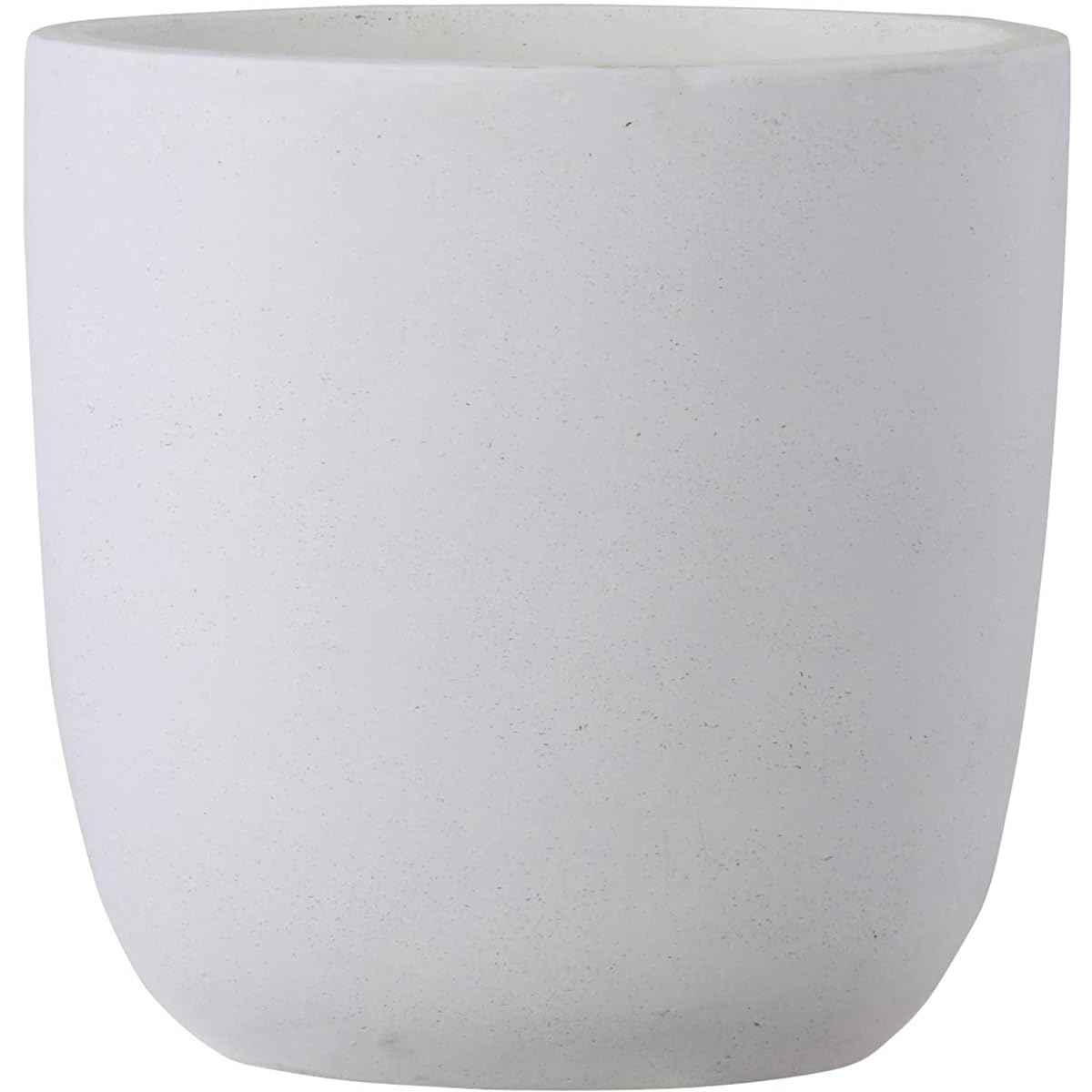 Green Pot Basque Round 51cm White GA-0351WH