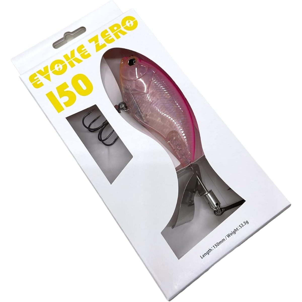 deps Deps Bass Lure Evoke Zero 150#09 Pink Back