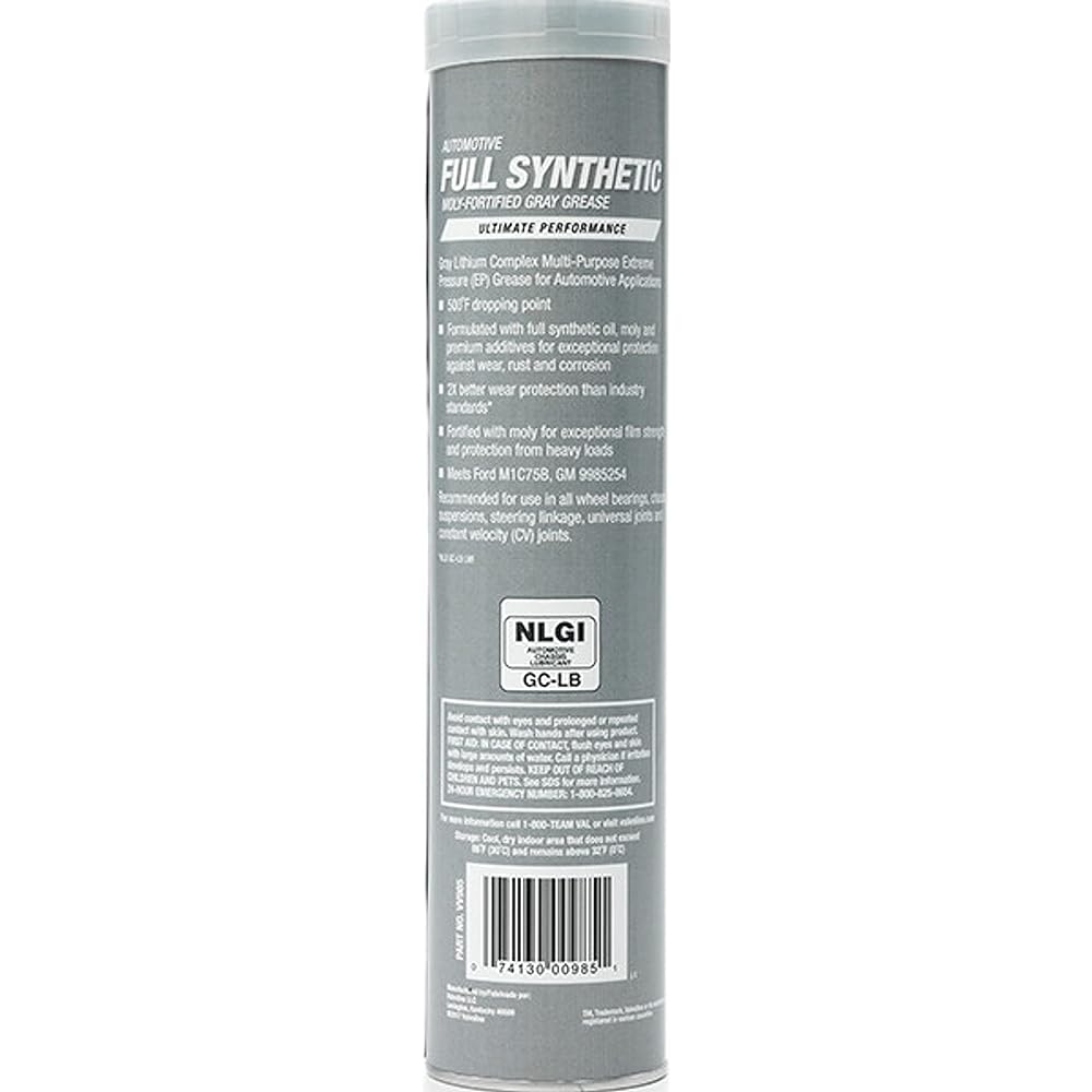 VALVOLINE VV986 Synpower Synthetic Grease (all US, Europe, Japanese Vehict), 16 -oz vv985