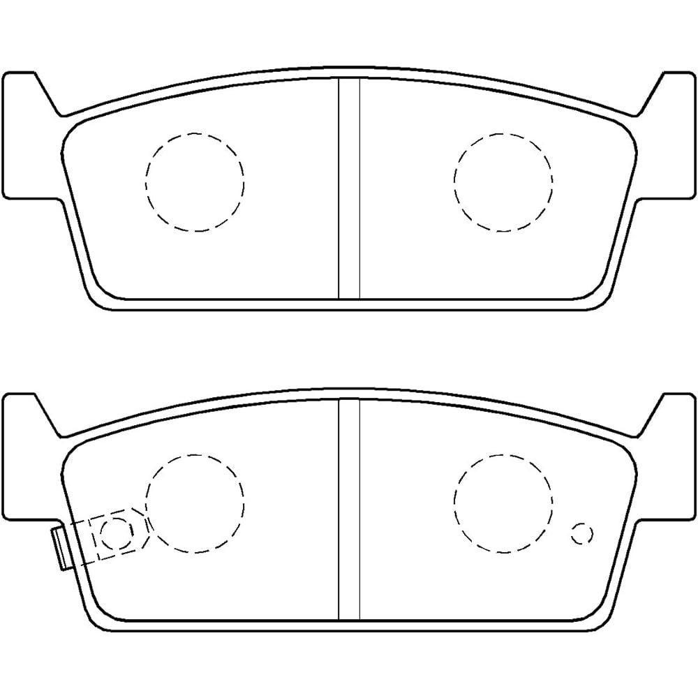HITACHI TOKICO STOPAL Brake Pad for Nissan Skyline (33, 34 series) Stagea Cedric, Gloria (Y32, Y33, Y34 series) Leopard Laurel (C34, C35 series) Rear xn406m XN406M