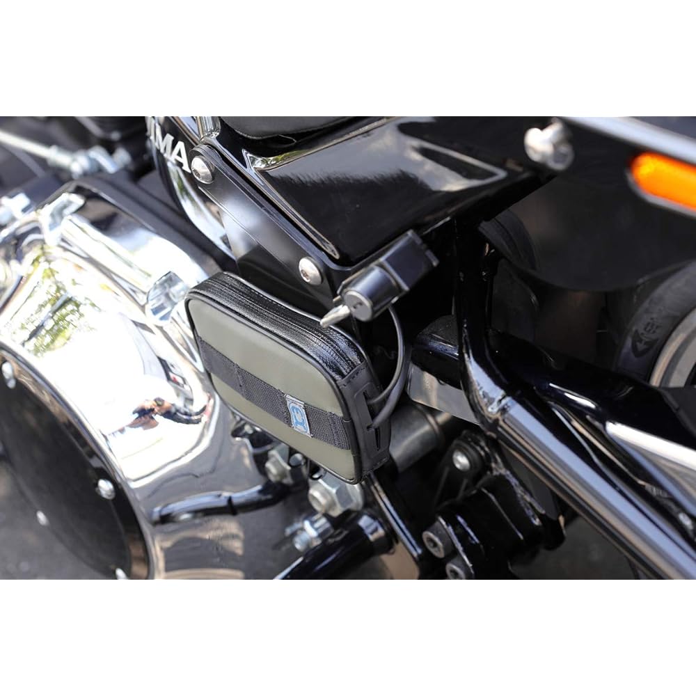 Kijima Motorcycle Parts K3 ETC Case Tactical TC01 Antenna Separate Type ETC On-board Device Olive Green ZK3-10001G