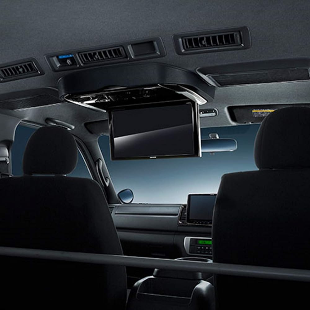 ALPINE Hiace Regius Ace 200 Series Dark Prime II Only 12.8 Type Rear Vision Installation Kit Black KTX-Y3005BK