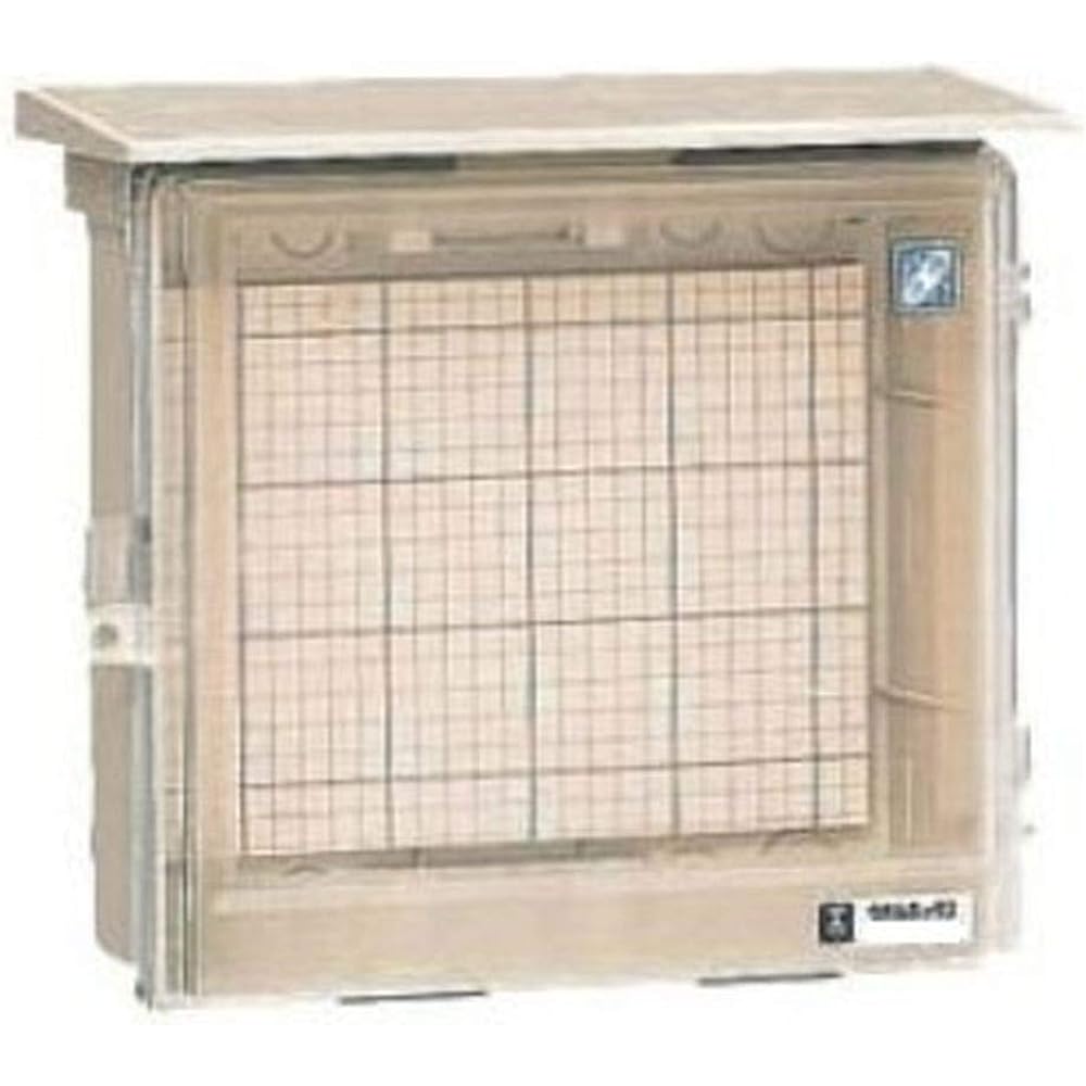 Mirai Kogyo Wall Box, Transparent Lid, Roof, Horizontal Type, Effective Fukasa 106, 1 Piece CWB-12AJ