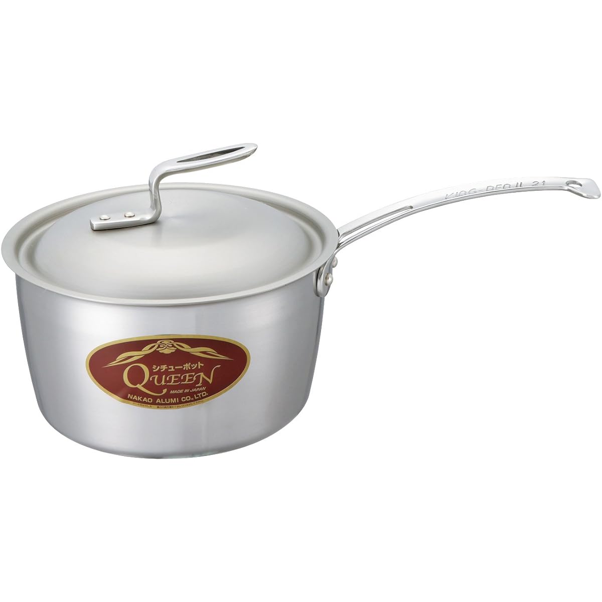 Nakao Aluminum Manufacturing Queen Pot S One Hand Compatible with All Heat Sources 18cm IHQP-2