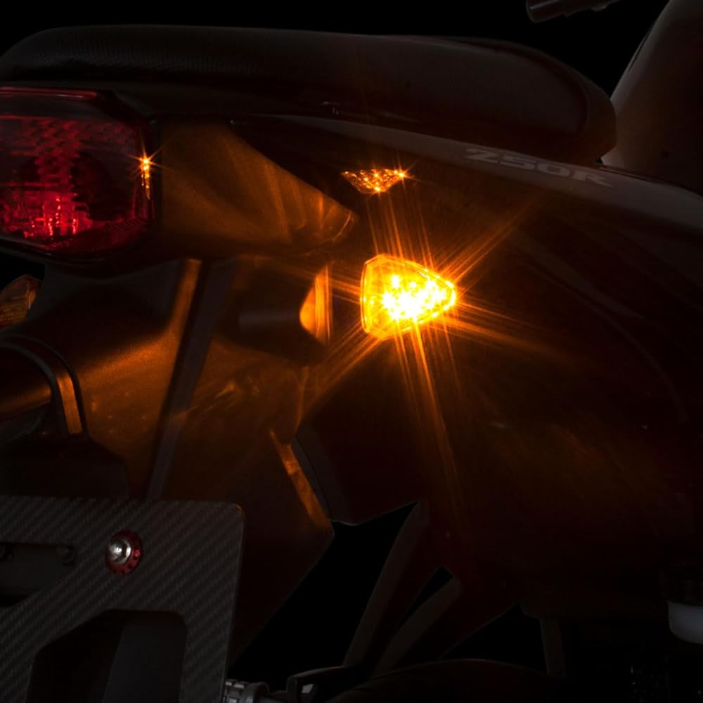 DRC Moto Red 601 LED Flasher Orange Lens D45-60-107