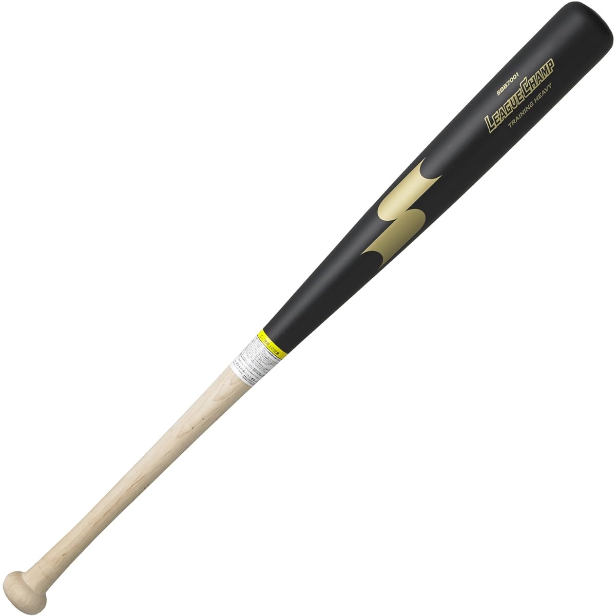 SSK Baseball Training Bat Wooden League Champ SBB7001 Black x Gold 85cm