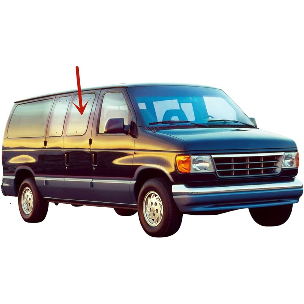 Movable passenger seat Right front side with front hinge body side door window door glass ford Econoline 1992-2016 models
