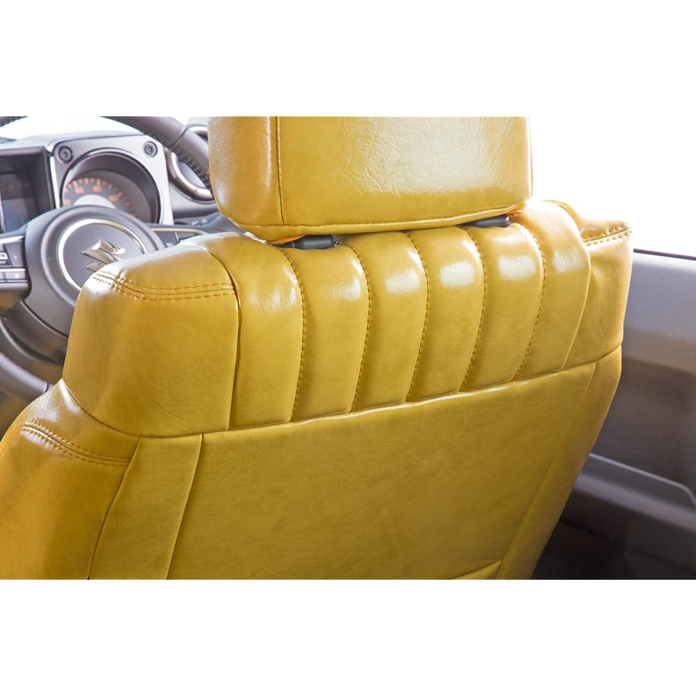 grace Seat Cover Antique Design S JB64 Jimny/JB74 Jimny Sierra Only Front Seat Only (1 Row) Cream Yellow S090A-AQ1-CY