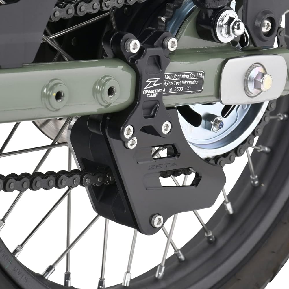 ZETA Connecting Clamp Series (Chain Guide) HONDA Hunter Cub CT125 (JA55/JA65) Black ZE81-3010