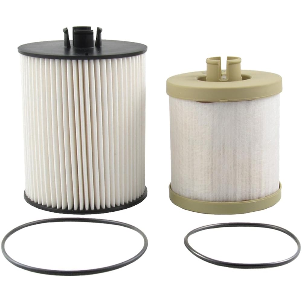 ECOGARD XF66301 Premium Diesel Fuel Filter (Set of 2) Fits Ford F-250 Super Duty 6.4L DIESEL 2008-2010, F-350 Super Duty 6.4L DIESEL 2008-2010, F-450 Super Duty 6.4L DIESEL 2008-2010