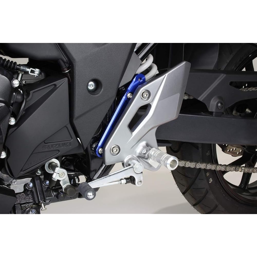 POSH Motorcycle Supplies Step Up Plate Black GSX250R 088072-06