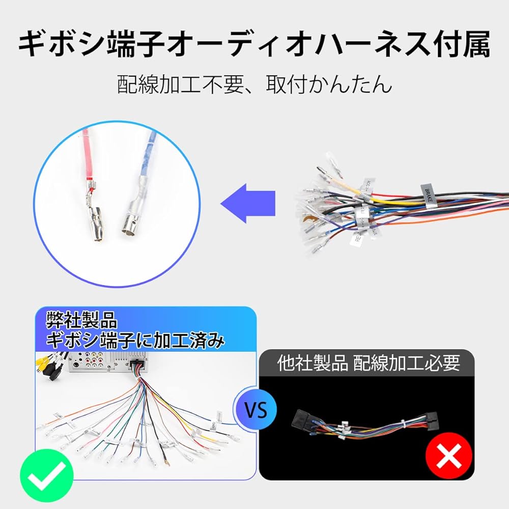 XTRONS 10 inch car audio 2DIN integrated car navigation iPhone CarPlay android Auto compatible 1024*600 IPS display Bluetooth screen mirroring mobile charging USB full screen output video input bullet harness included no modification required (TL-JP)