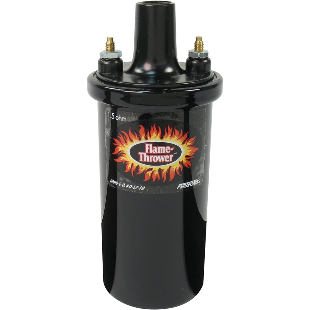 Pertronix 40111 Flame Opa 40,000 Bolt 1.5 Ohm Coil Black