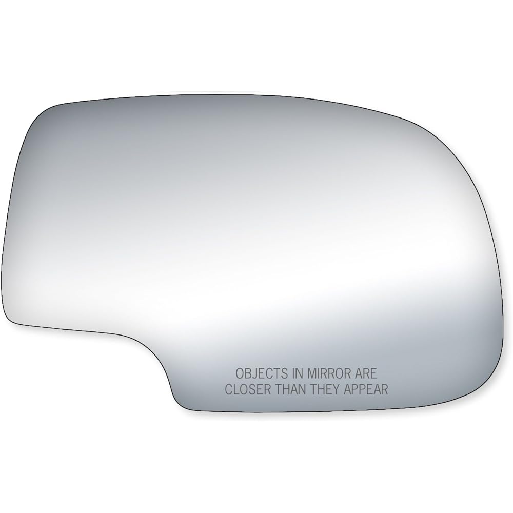 FIT SYSTEM Ride seat side mirror glass, escalade, Avavarade, Chevrolet Sylbalard, GMC Sierra, Sylbaladic, Sierra Classic, Saban, Taho, Yukon, 4 3/8 inch mounts, 6 9/16 inches x 10 1/8 inches x 10 3 3 /4 inch