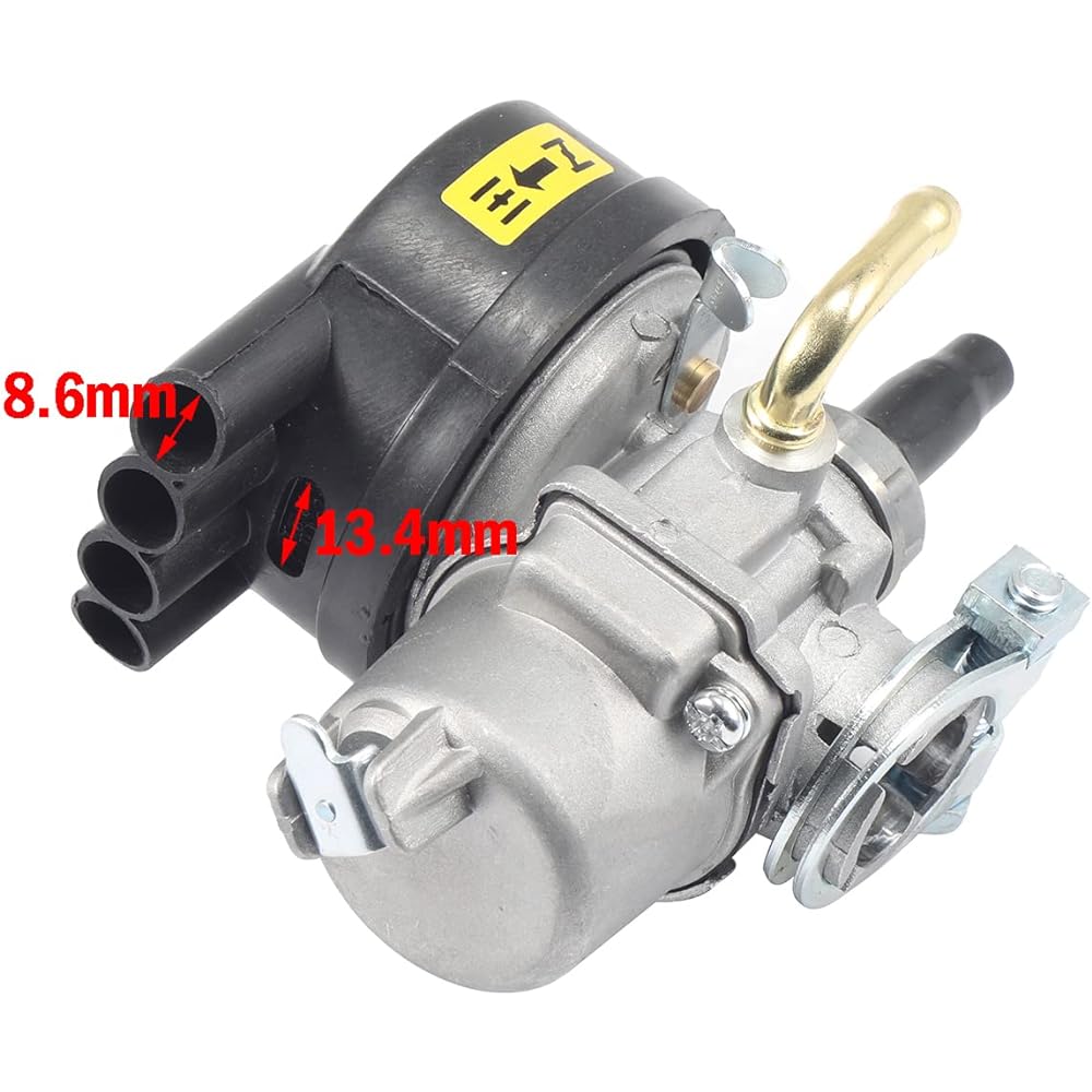 JRL 49CC 60cc 66CC 80cc carburetor 2 stroke engine electric bicycle cab (silver)