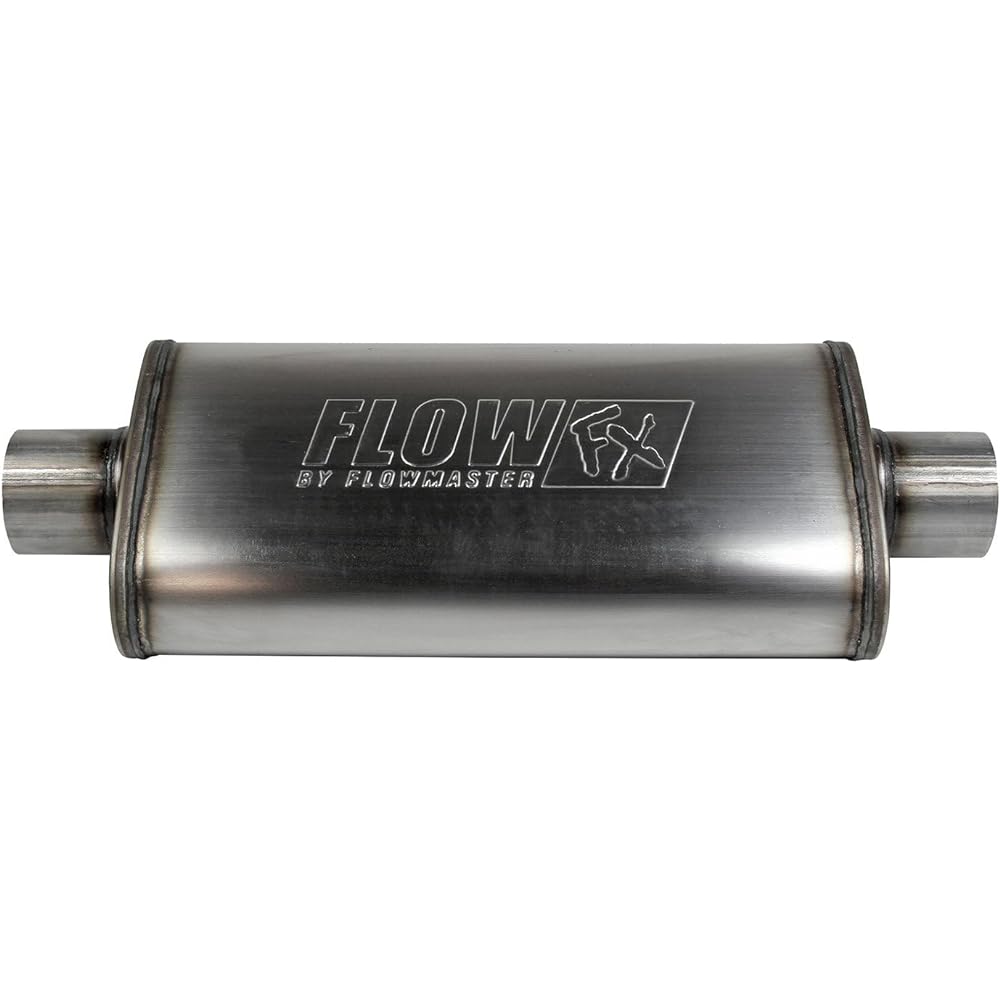 FlowMaster Flowfx 71249 3 inch Center Inter/Center Outlet Stainless Steel Muffler
