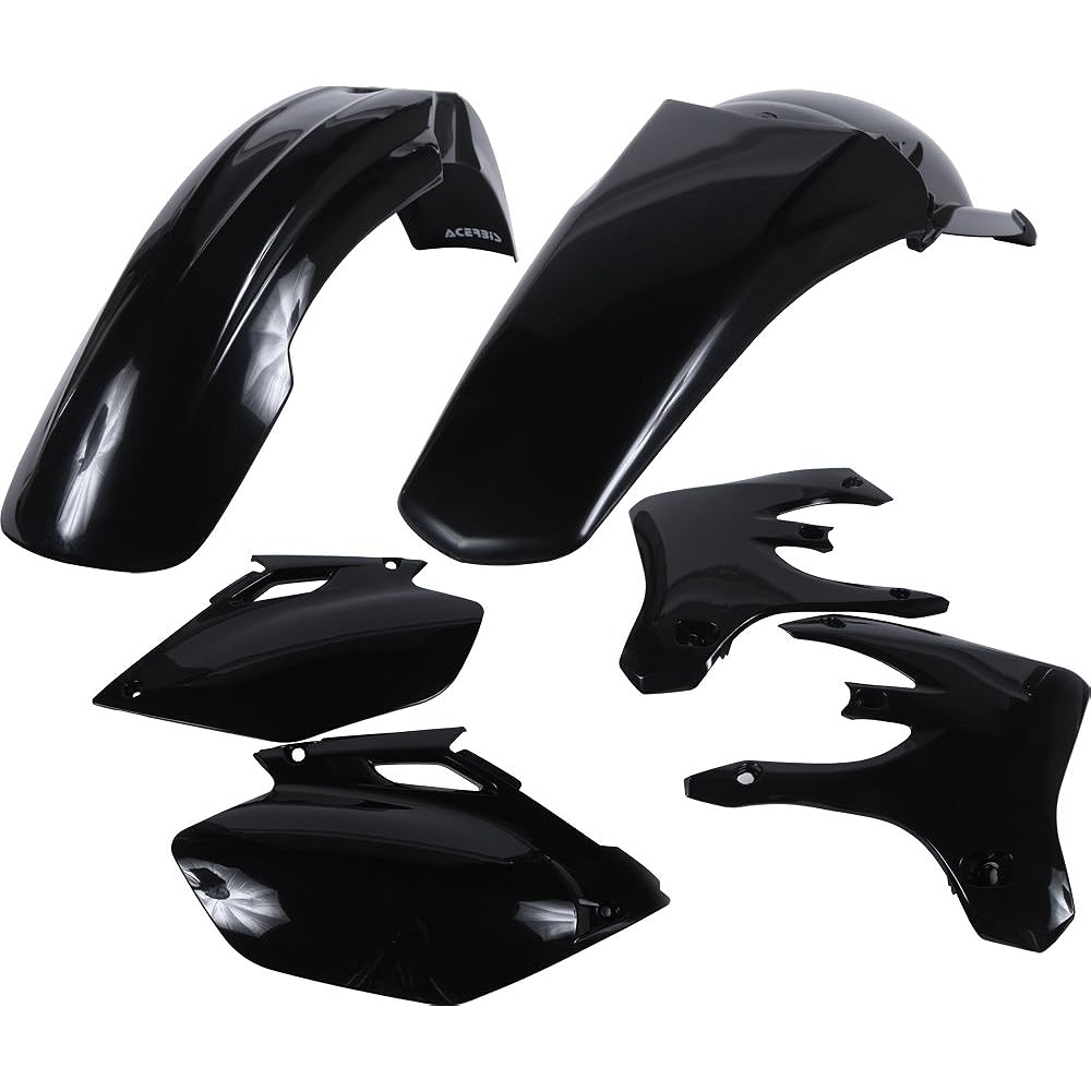 Acerbis Plastic Kit Black 03-05 For Yamaha YZ250F