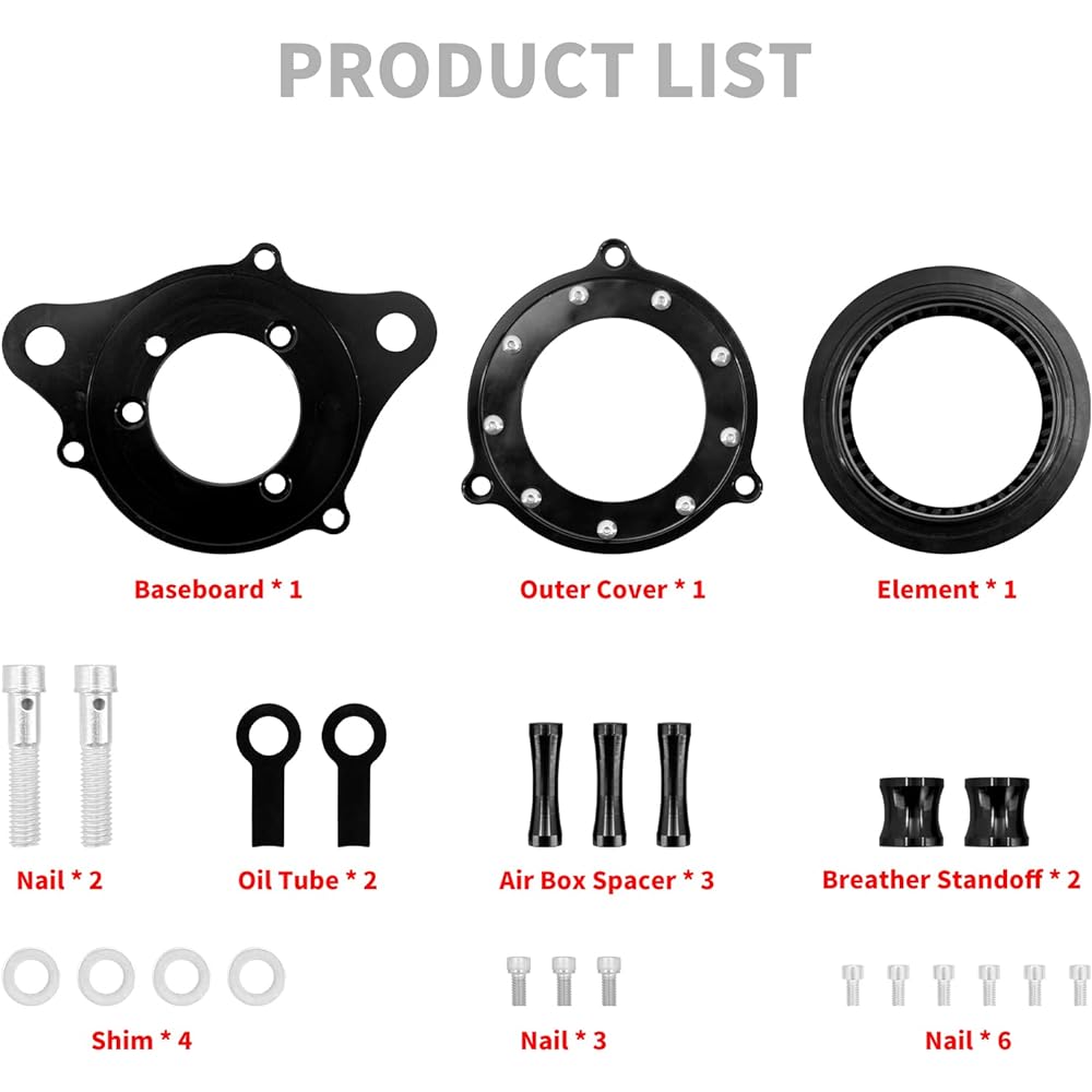 Motorcycle A Cleaner Intake Air Filter Kit 1991-2017 For XL XL