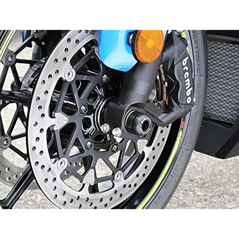 BABY FACE Axle Protector Front Duracon Resin Black GSX-R1000/R(17-) 006-AS037