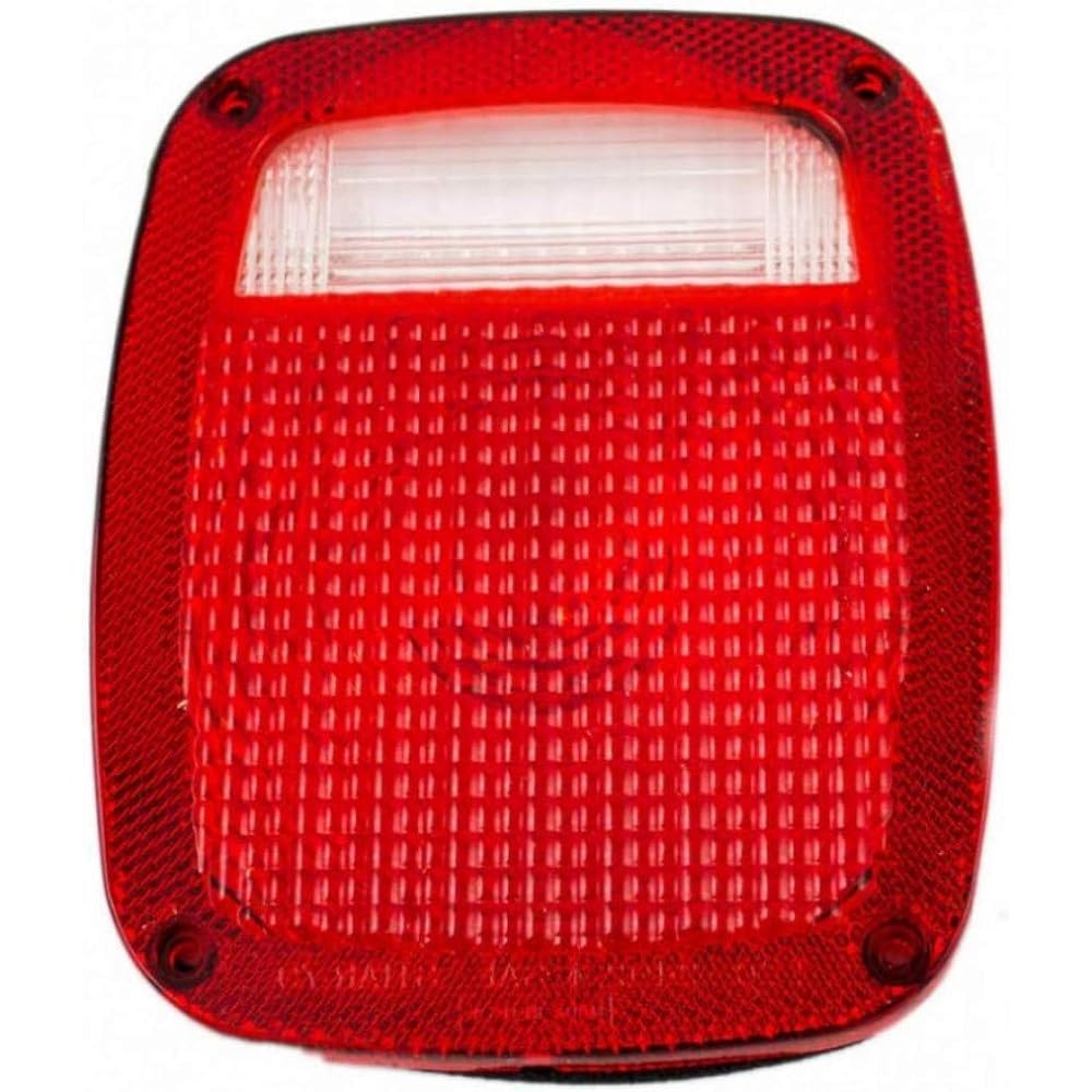 JEEP WRANGLER 1987-2006 (TJ) Tail Light lens cover only gasket & screw R = L driver and passenger seat side CH280810