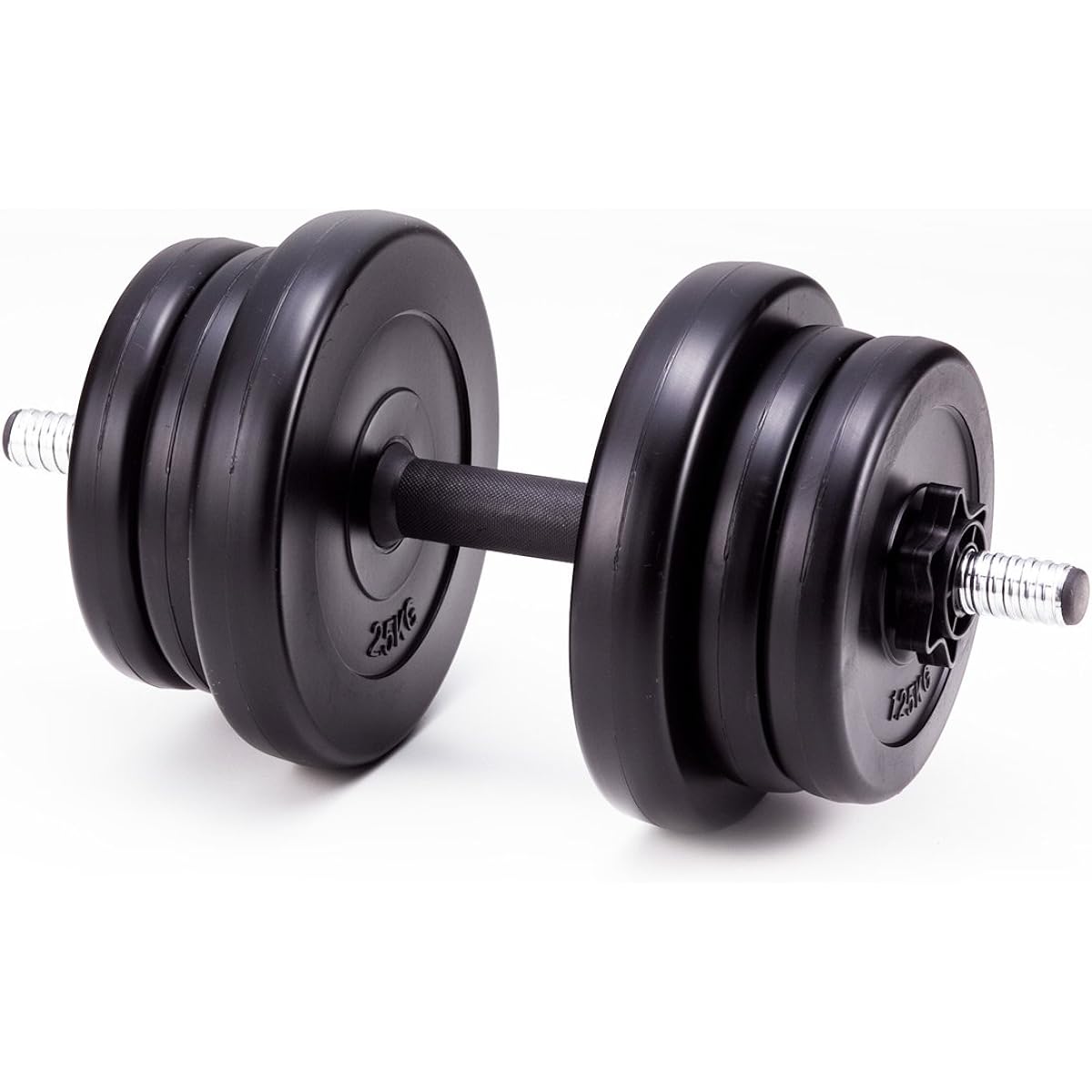 IRONMAN CLUB Plastic Dumbbell 10kg KW-770 Weight Adjustment 2~10kg Muscle Strength Training Black