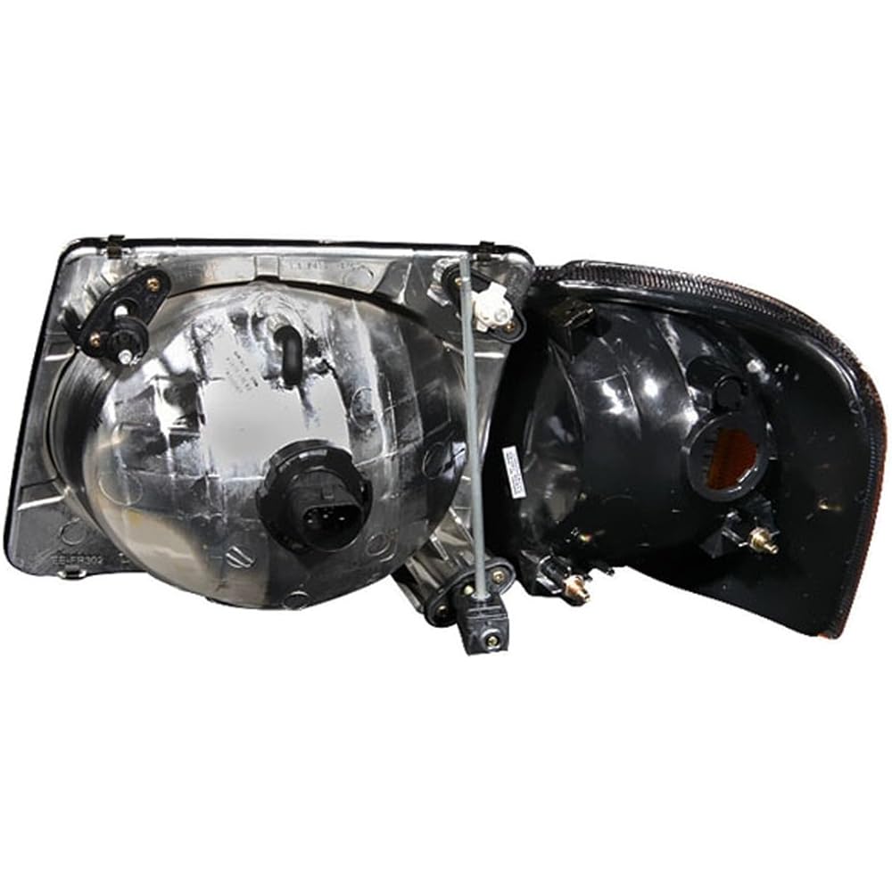 Anzo USA 111041 Ford Explorer Sport Track Crystal Black Headlight Assembly- (sold in pairs)