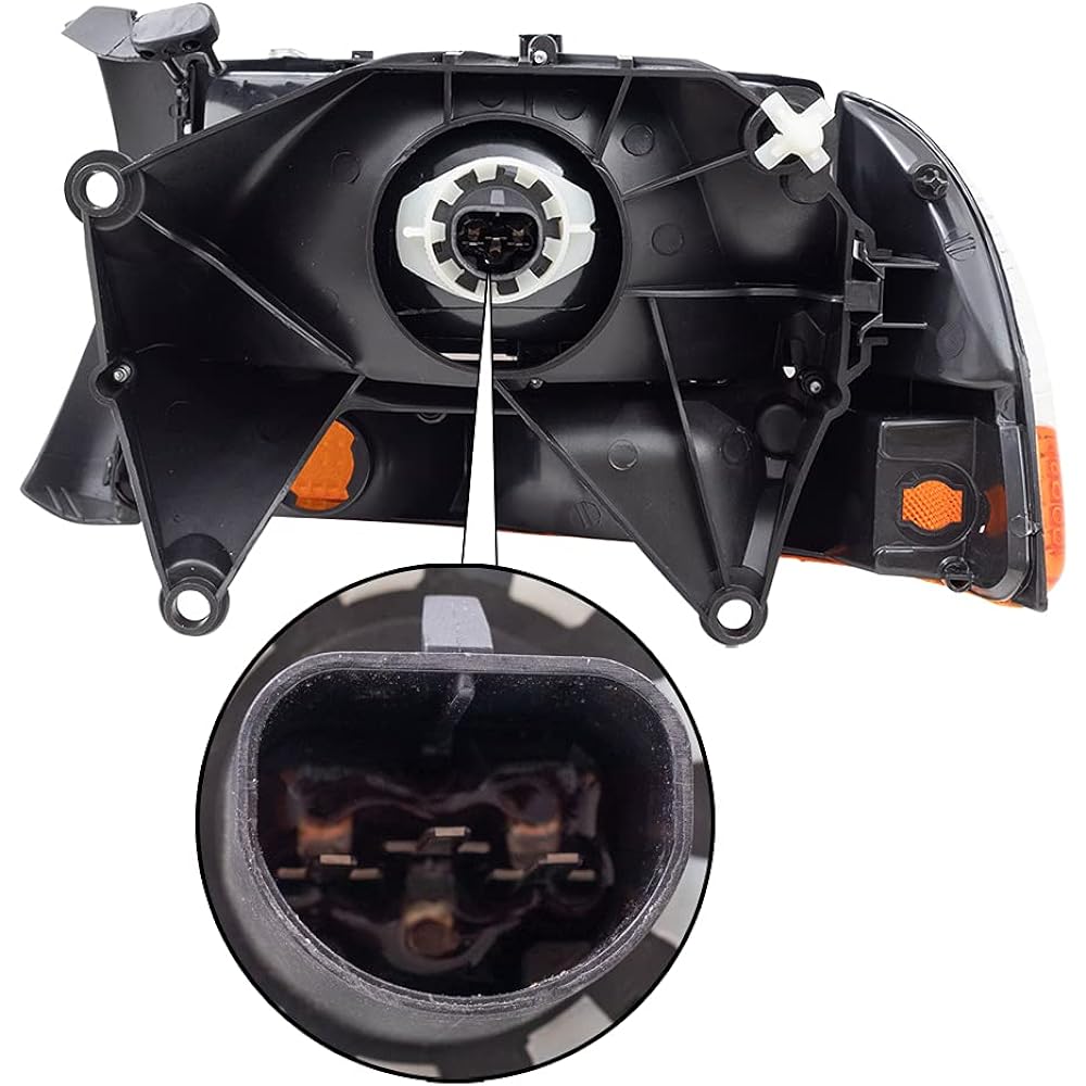 BROCK replacement set driver and passenger seat for passenger seats with headlight Park signal lamp 1998-2004 DAKOTA compatible