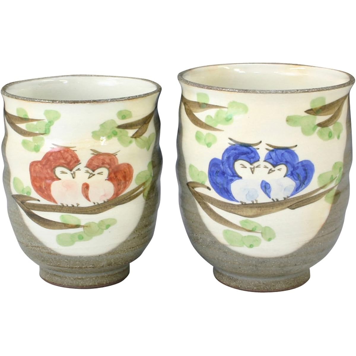 Kyoto ware, Kiyomizu ware, Kaho kiln, teacup, set teacup, powdered owl UCH727