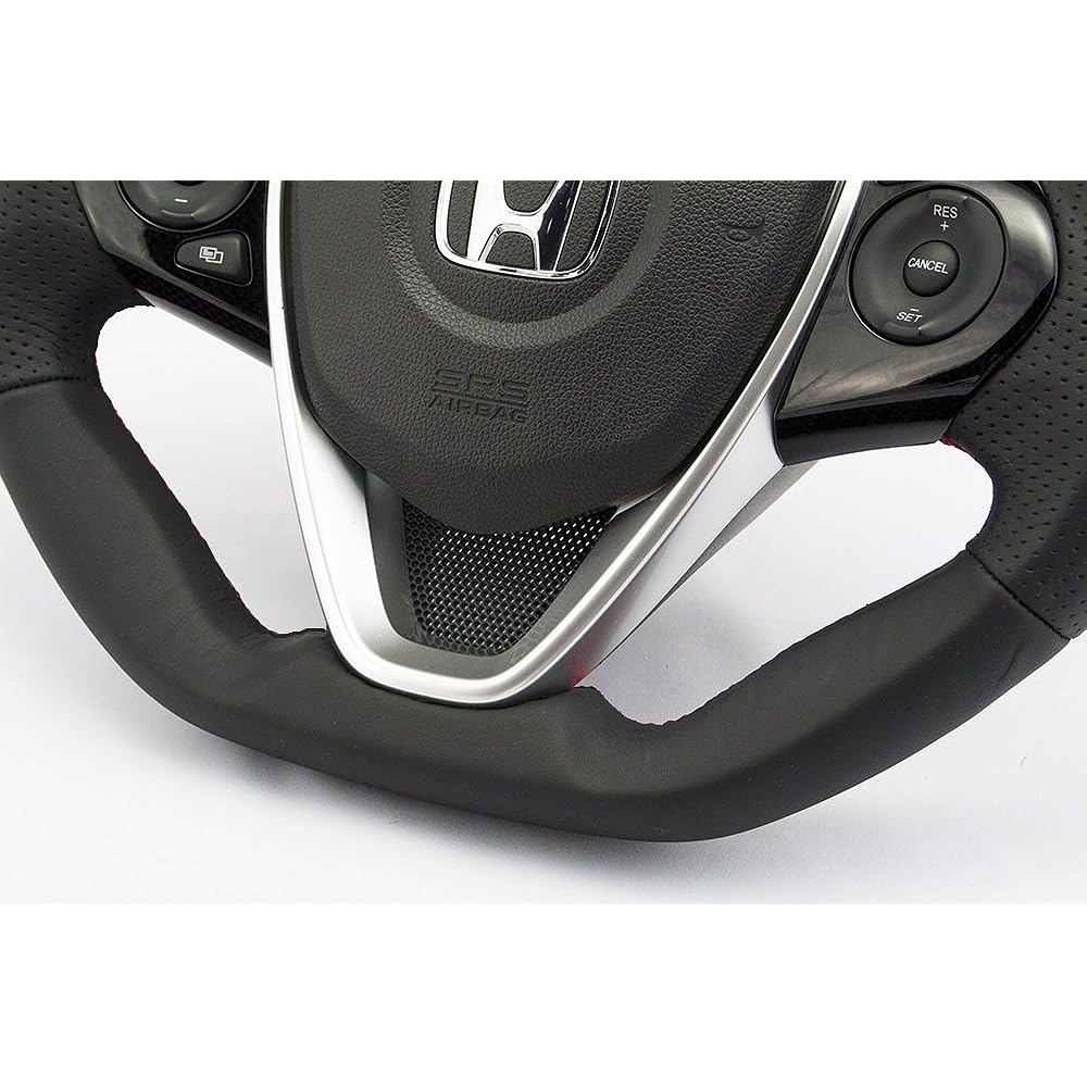 KENSTYLE Original Steering HB01 Honda S660 (JW5) All Black Leather (Black Stitch)