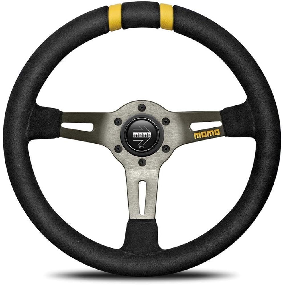 MOMO Steering Drift 33 Pie BK/Suede D-20