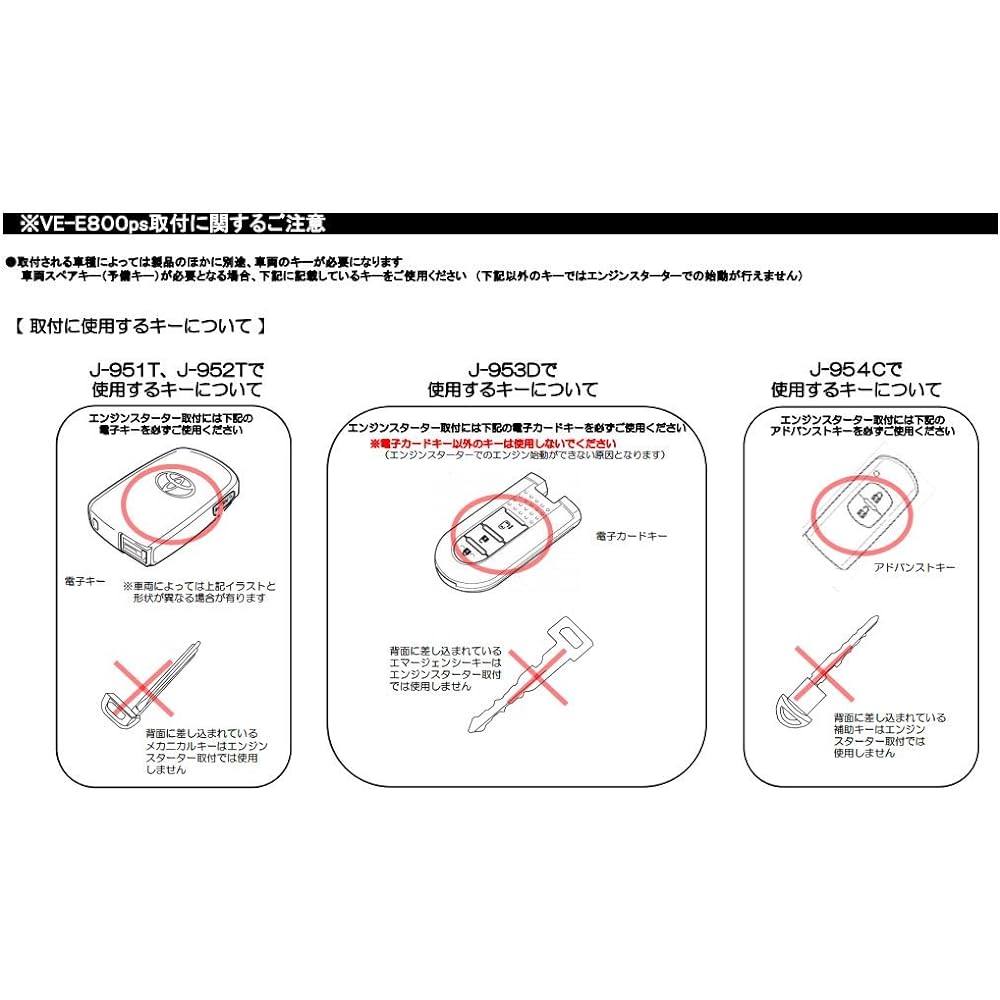 YUPITERU Immobilizer adapter for Daihatsu (Tanto, Move, Stella) J-953D