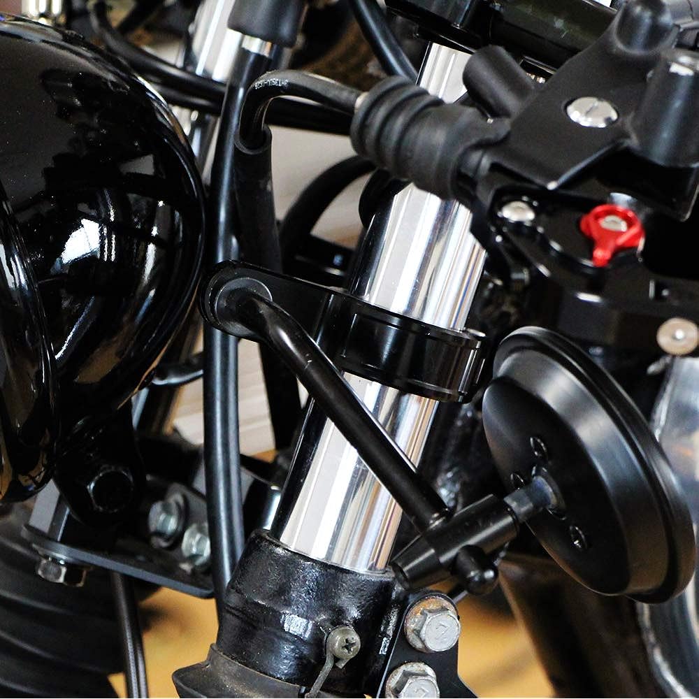 Aluminum Billet Fork Clamp 43mm 43φ Silver Turn Signal Stay Mirror Stay CB1300SF CB1000SF X4 X11 VFR750R CBR600F 338-43S