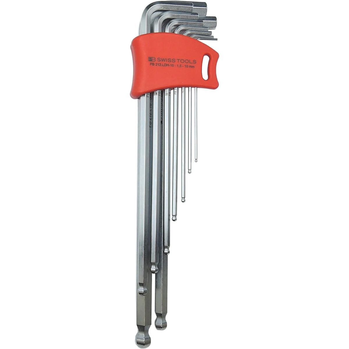 PB Hex Wrench Set with Ball Long Pack No 212LDH-10