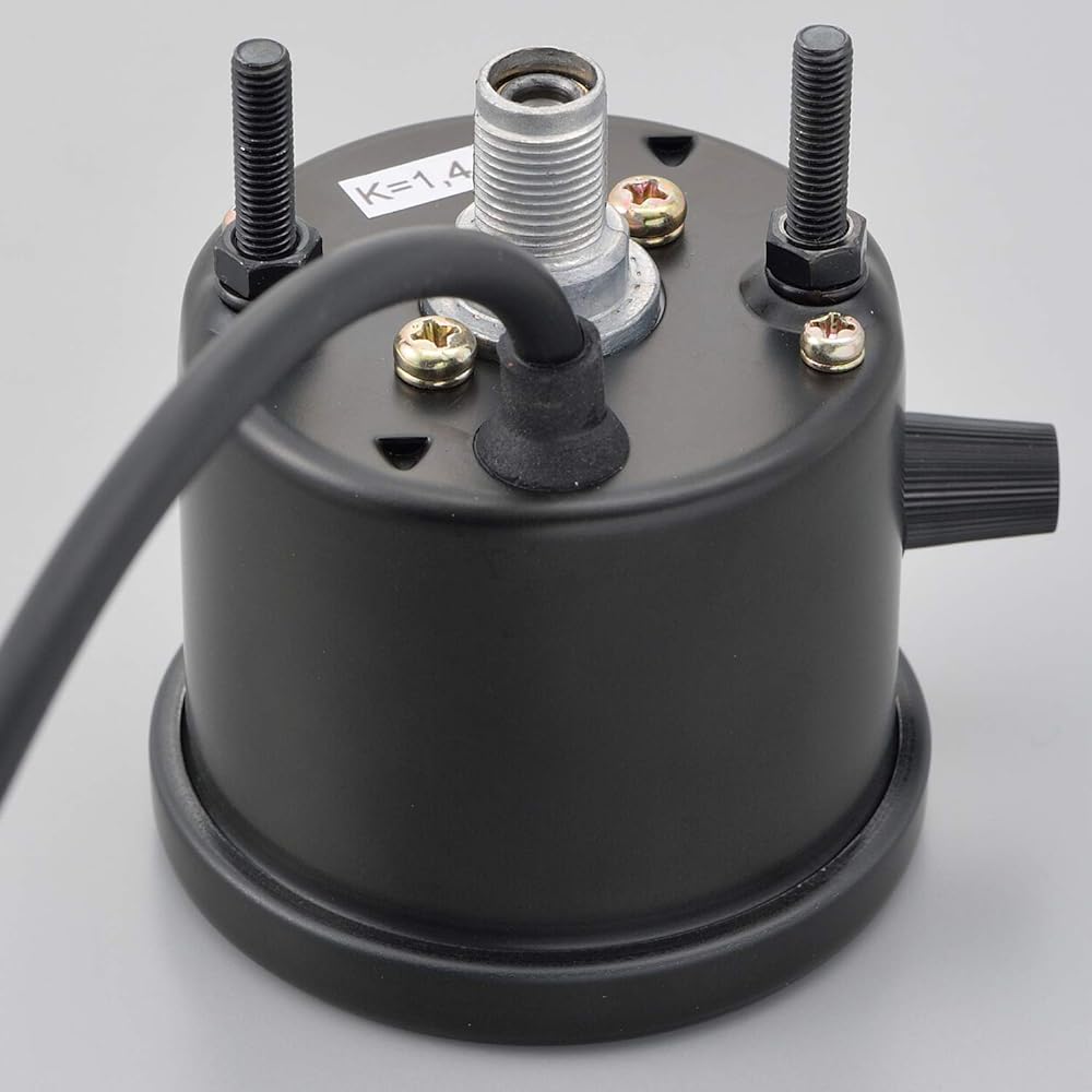 Daytona Motorcycle Mechanical Speedometer Black Body/White Panel/White LED φ60 140km/h Display 15624