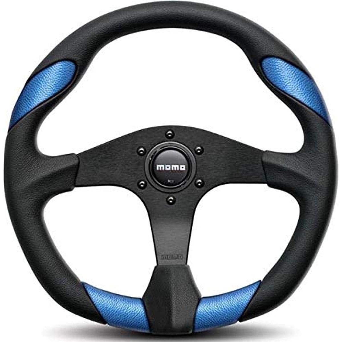 Momo QRM35KK0BU Quart Blue 350mm Urethane Steering Wheel