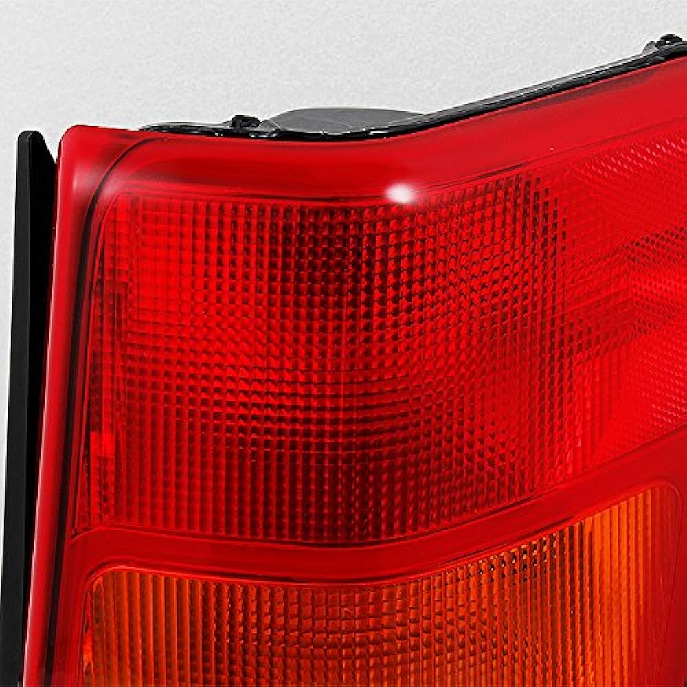 Red Ambertail Light Brake Lamp for Jeep Grand Cherokie, Driver Left+Passenger Seat Right replacement pair