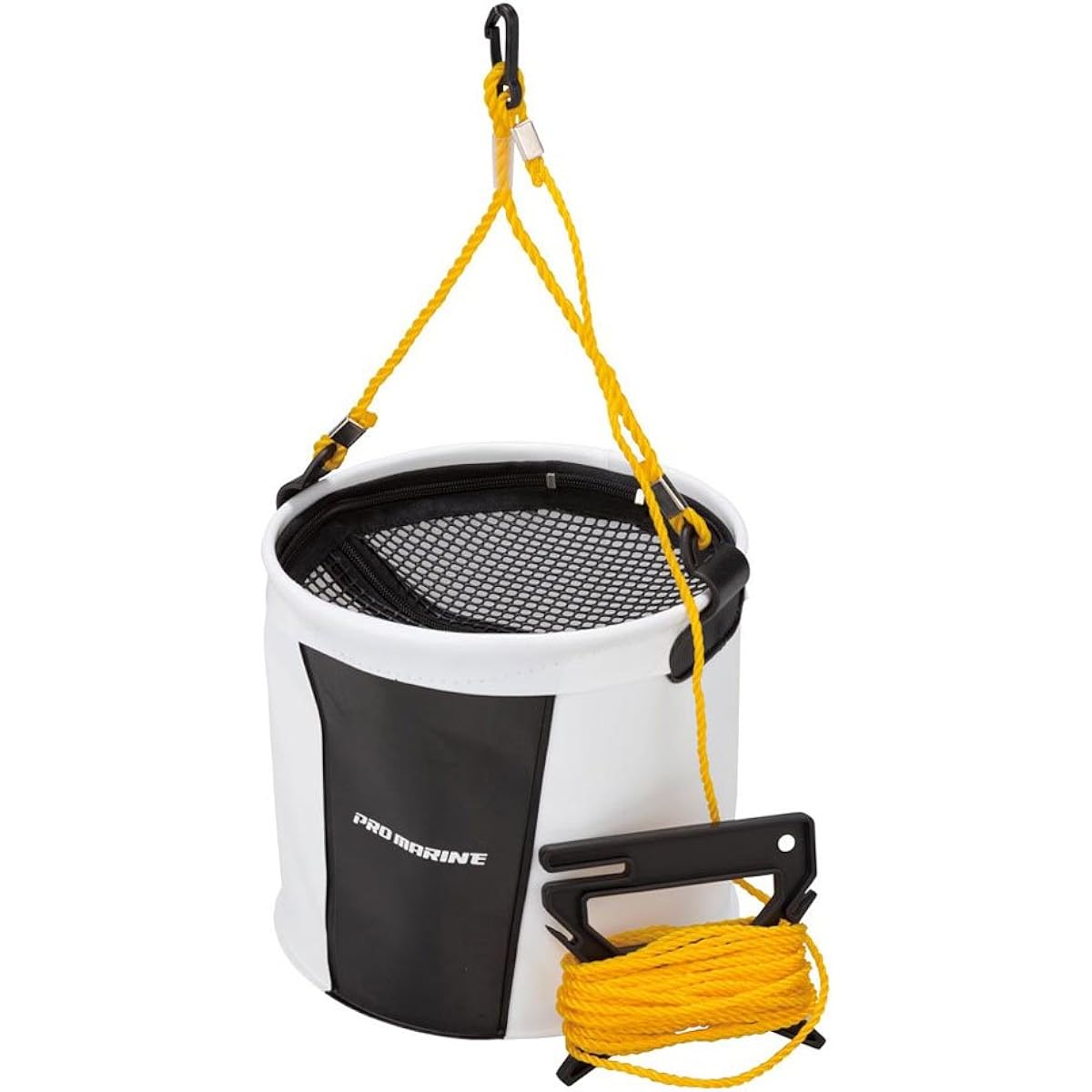 PRO MARINE EVA Hyper Mesh Inverted Bucket DX Maru 21cm Random Color AEC050-21 Black/White