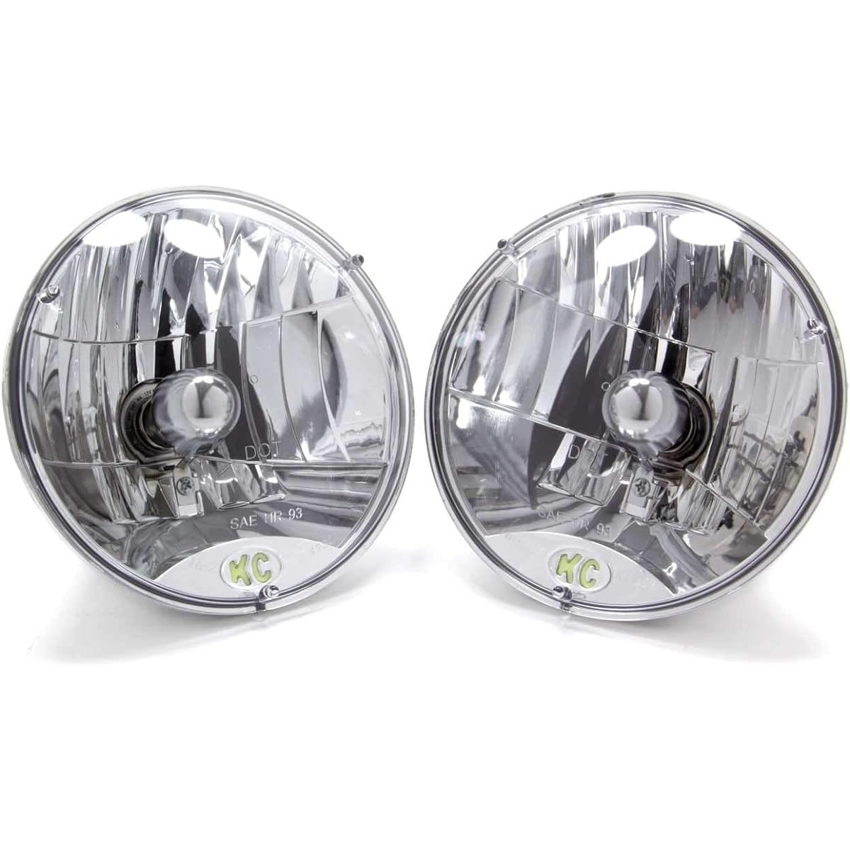 KC HILITES 42301 7 inch round 60/55W H4 DOT headlights 2 pieces