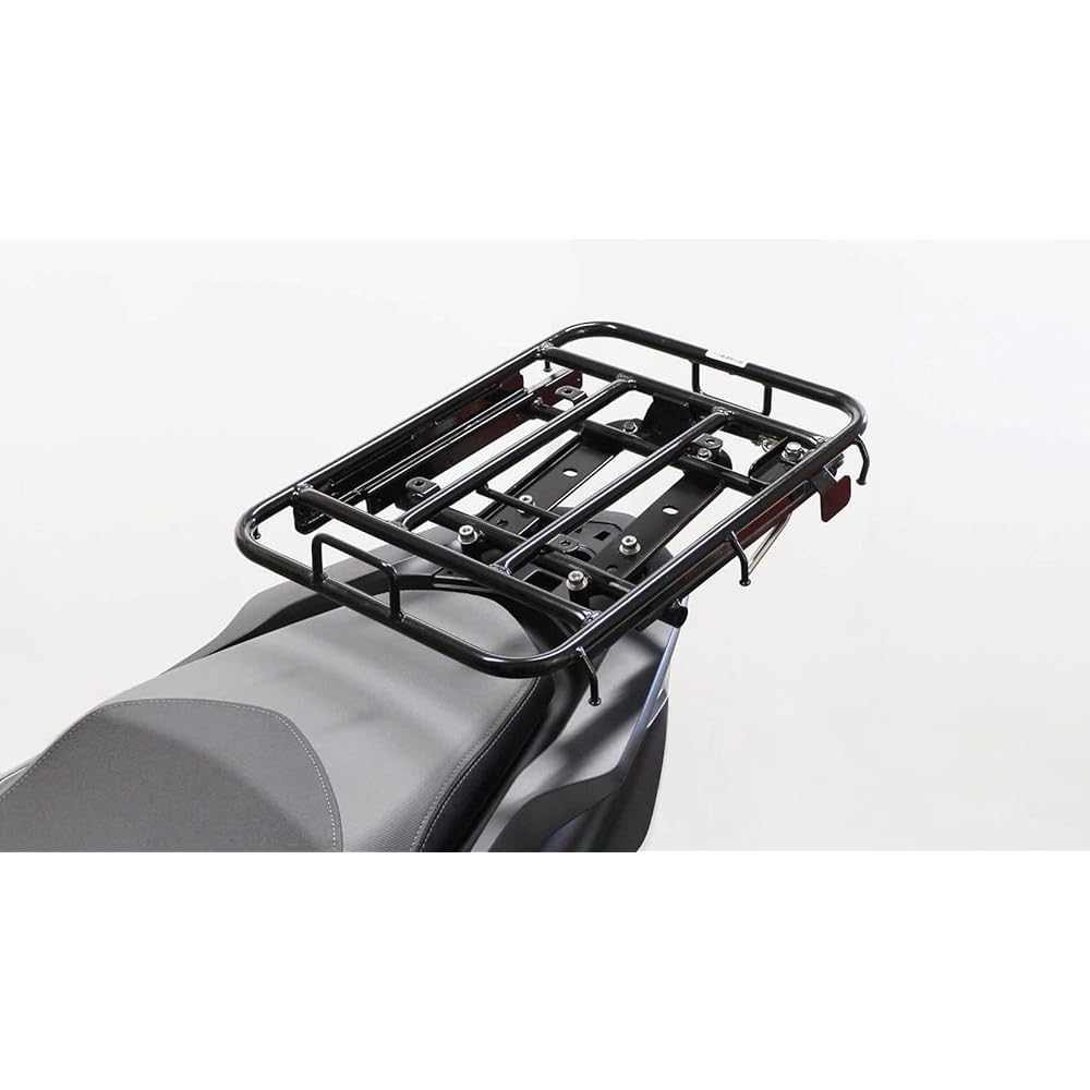 Kijima Motorcycle Bike Parts Slide Carrier Rear Carrier PCX125/150/160/e:HEV Steel Black Finish HONDA 210-315
