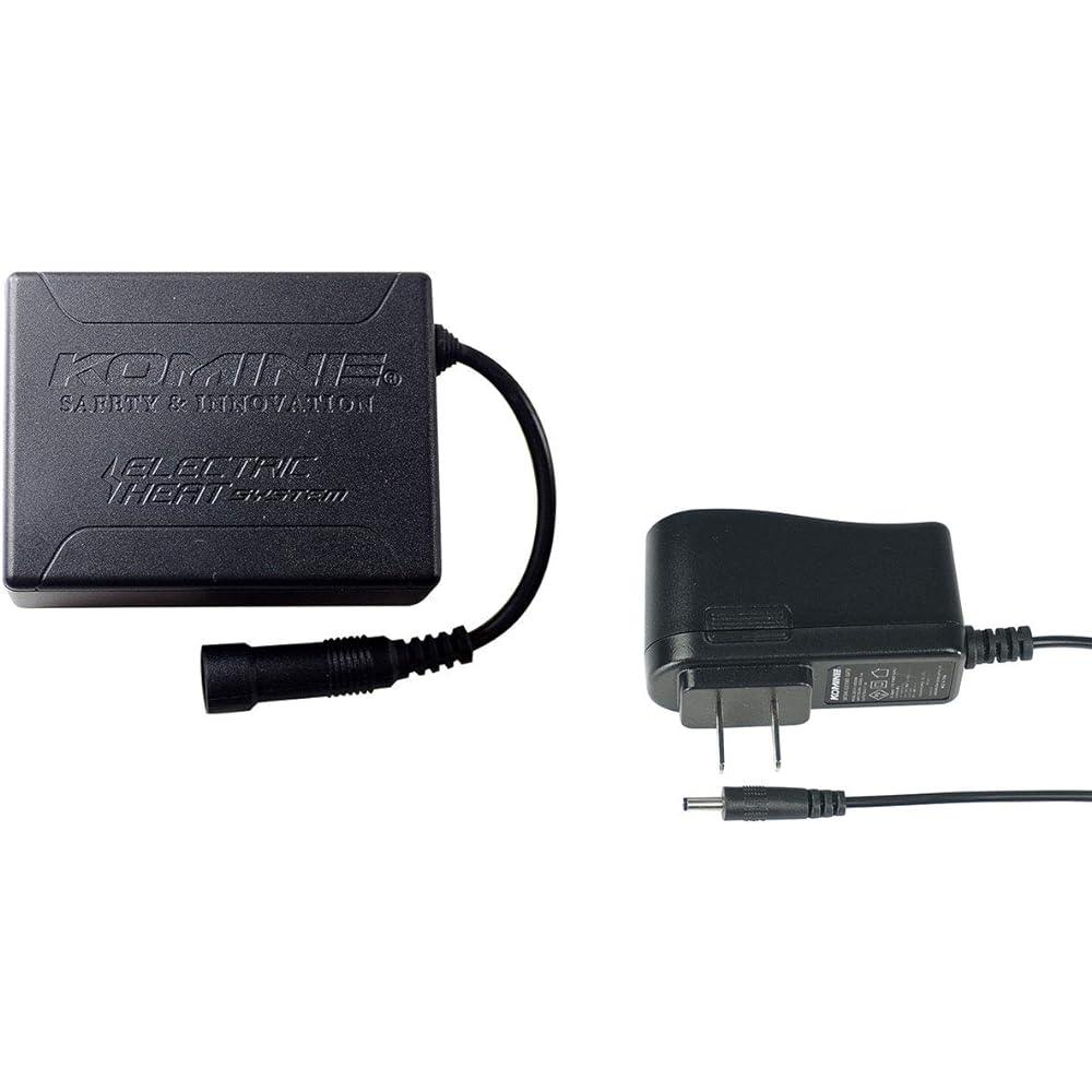 Komine Motorcycle 7.4V Electric Neck Warmer Set Black Free EK-210 1376