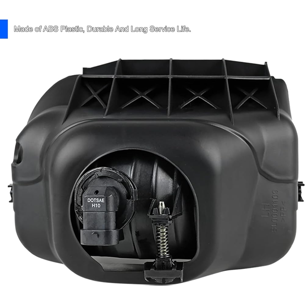 SPEC-D TUNING Clear Lens foglight + H10 Light bulb 2003-2006 Chevrolet A Valanti Sylvarad Fog Light Lamp Left + Right Pair