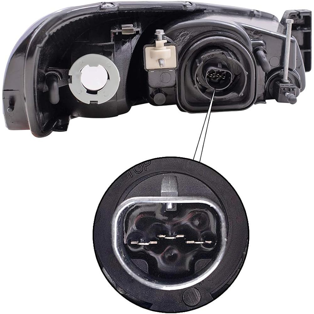 BROCK replacement set driver and headlights for passenger seats SEBRING STRATUS 4805821AA 4805820AA compatible