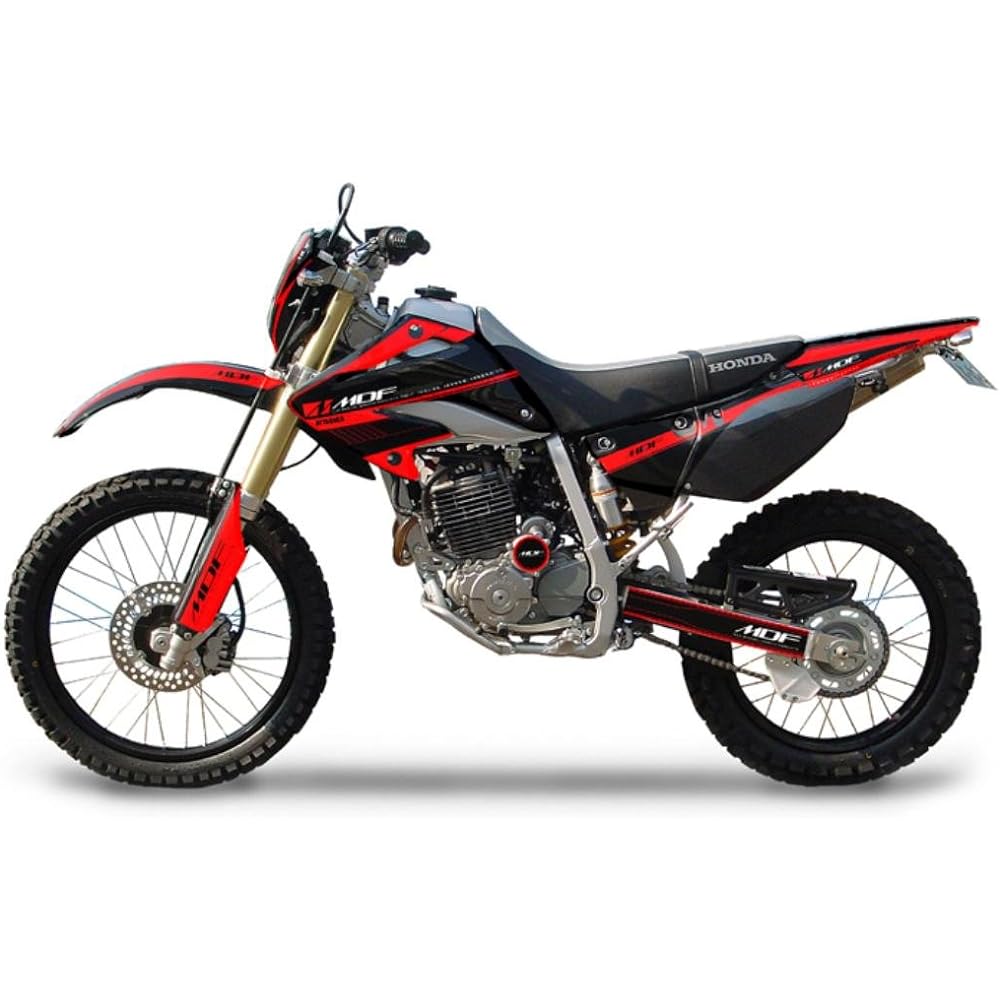 MDF Graphic Kit Shroud Set Attacker Model Red XR250(06-07) MXROF06-A-RD-SH